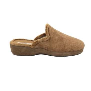 ZAPATILLA DESCALZA CUÑA TRATAMIENTO REPELENTE DE AGUA (9850-26) ARENA - ANDINAS