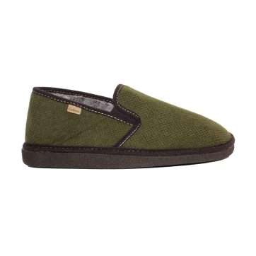 ZAPATILLA CERRADA PAÑO JENA PISO PARQUET (2891) KAKI - CABRERA