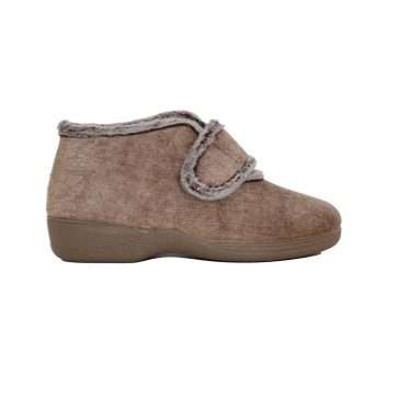 ZAPATILLA CERRADA BOTA PEGAR TRATAMIENTO REPELENTE DE AGUA (9852-26) TAUPE - ANDINAS