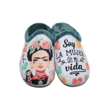 ZAPATILLA DESCALZA FRIDA "VIDA" (1371) VERDE - VULCA-BICHA