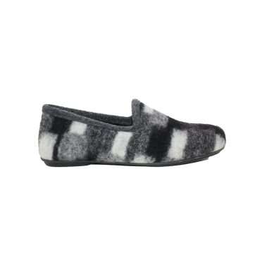 ZAPATILLA CERRADA CUADROS CAMUFLAJE (831-386) GRIS - VUL·LADI