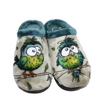 ZAPATILLA DESCALZA DIBUJOS (12014) PAJAROS - ECO-FLEX