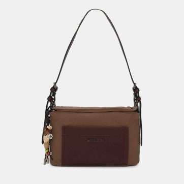 BOLSO HOMBRO JAVA (21302) TAUPE MARRÓN - BINNARI