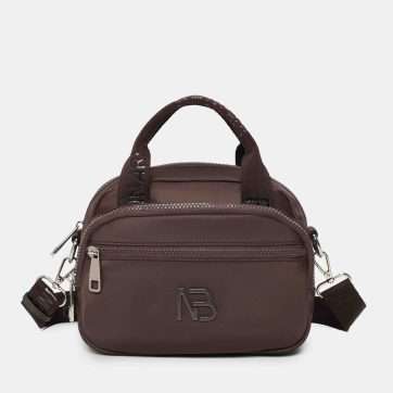 BOLSO BANDOLERA NUBIA (21341) MARRÓN - BINNARI