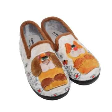 ZAPATILLA CERRADA ANIMALES (R12282) GATO PERRO - ROAL