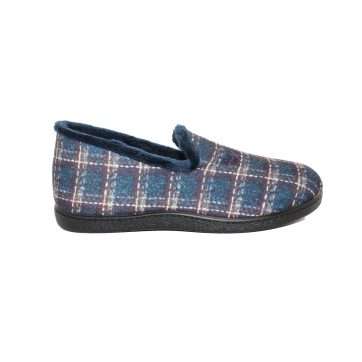 ZAPATILLA CERRADA CUADRO AG (12021) MARINO - ECO-FLEX